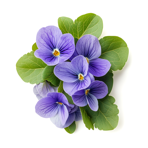 Violet leaves